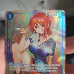 Nami (Alt Art) OP09-050 R Emperors in the New World ONE PIECE Card Game English - Image 2