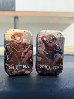 NEW SEALED - One Piece TCG, Vol.2 Tin pack (TS-02, OP13), 2 Tins! - Image 1