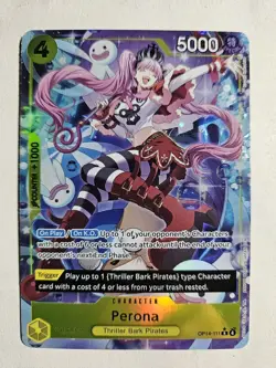 Perona OP14-111 | English ( Alt Art ) The Azure Sea’s Seven One Piece NM - Image 1