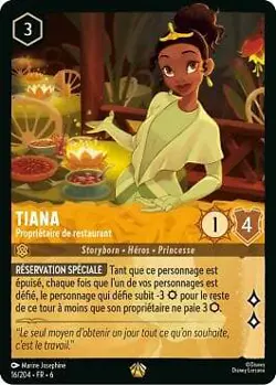 Lorcana - Tiana - Proprietaire du restaurant - MINT/NMINT - FR - FOIL - Image 1