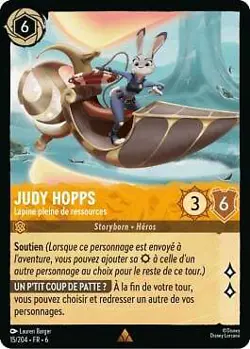 Lorcana - Judy Hopps - Lapine pleine de ressources - MINT/NMINT - FR - FOIL - Image 1