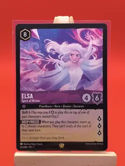 Elsa Spirit Of Winter 42/204 Legendary The First Chapter Disney Lorcana Card New - Image 3