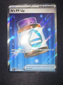 Pokemon TCG N's PP Up Trainer ASC 262/217 Holo Card Stock N Character - Image 1