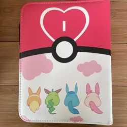 Pokemon Pink Card Collector Binder With 50 Pages - 8 Card Slots Per Page - Image 2