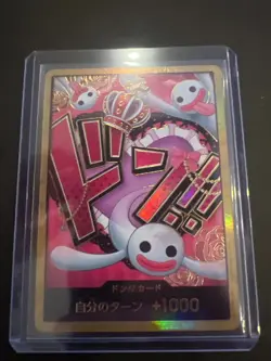 DON!! Card JPN (Perona) (Gold) Premium Booster -The Best- Foil - Image 1