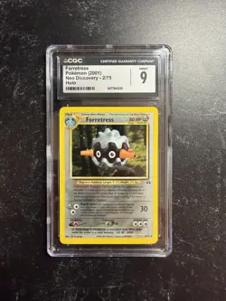CGC 9 Forretress 2001 Neo Discovery 1st Edition 2/75 Holo Pokemon Card - Image 1