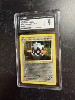 CGC 9 Forretress 2001 Neo Discovery 1st Edition 2/75 Holo Pokemon Card - Image 2