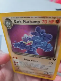 Pokemon Dark Machamp Team Rocket Holo Rare Card 10/82 Holo Unlimited - Image 4