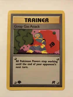 Pokemon TCG Goop Gas Attack 78/82 1st Edition Team Rocket NM Card - Image 1