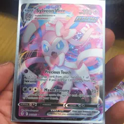 Pokemon Sylveon VMAX Rapid Strike 075/203 Holo Evolving Skies Lot of 3 Cards - Image 5
