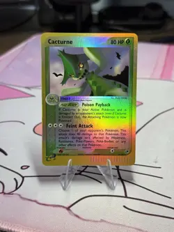 Cacturne 2/100 EX Sandstorm 2003 Reverse Holo Rare Pokemon Card TCG - Image 1