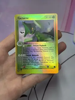 Cacturne 2/100 EX Sandstorm 2003 Reverse Holo Rare Pokemon Card TCG - Image 2