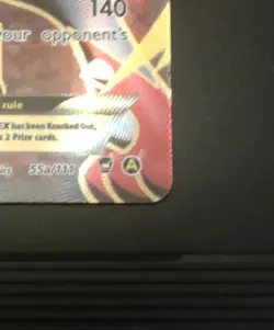 Pokemon TCG M Lucario EX Holo Full Art Ultra Rare Card 55a/111 MINT - Image 5