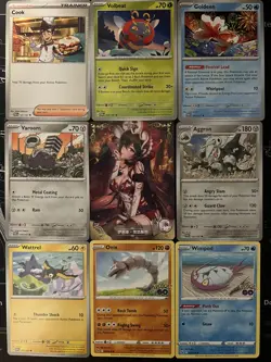 Sexy Anime Waifu Card and 8 pokemon cards - Image 1