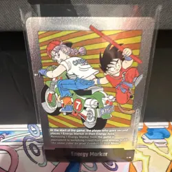 Dragon Ball Super Card Game Energy Marker Foil Son Goku Bulma E-79 English - Image 1