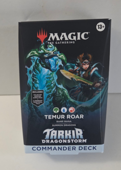 Magic The Gathering Tarkir Dragonstorm Commander Deck - Temur Roar - New Sealed - Image 1