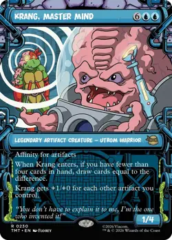 MTG Teenage Mutant Ninja Turtles KRANG, MASTER MIND Showcase 230 TMNT - Image 1