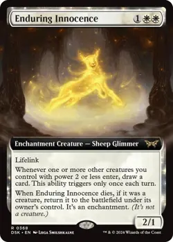 Enduring Innocence (Extended Art) MTG NM Duskmourn: House of Horror Re NON-FOIL - Image 1