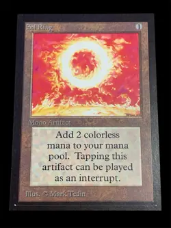 1993 Magic: The Gathering - Collector’s Edition - SOL RING - Vintage UC - NM - Image 1