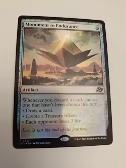 Magic the Gathering Monument to Endurance Foil Aetherdrift #237 - Image 1