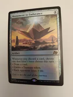 Magic the Gathering Monument to Endurance Foil Aetherdrift #237 - Image 2