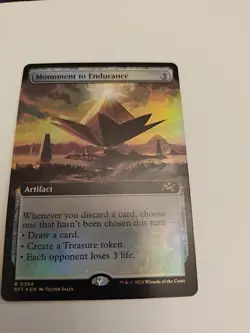 Monument to Endurance (Extended Art) Aetherdrift Foil #394 NM - Image 2
