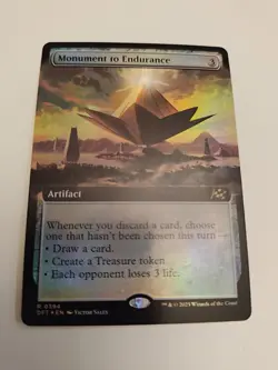 Monument to Endurance (Extended Art) Aetherdrift Foil #394 NM - Image 3