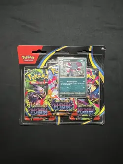 Pokemon Mega Evolution Phantasmal Flames Sneasel 3 Pack Blister FACTORY SEALED - Image 1