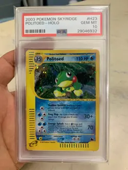 2003 Pokemon POLITOED Skyridge Set HOLO Rare H23/H32 - PSA 10 GEM MINT - Image 3