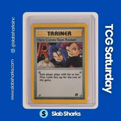 2000 POKEMON TEAM ROCKET #15/82 HERE COMES ROCKET! HOLO - Image 1
