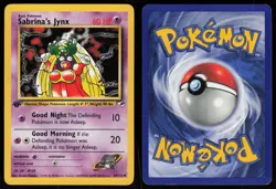 Sabrina's Jynx 59/132 Uncommon Gym Heroes 1st Edition Pokemon - Image 3