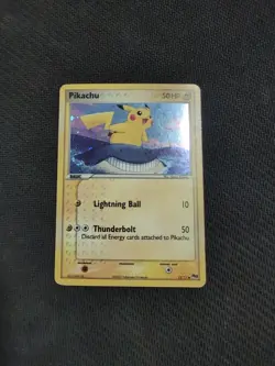 Pikachu 12/17 Inverted Back Pop Series 5 Graded Pokemon Card Rare Error - Image 1