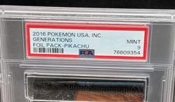 2016 Pokemon Generations Pikachu Foil Pack PSA 9 Mint Sealed Booster - Image 3