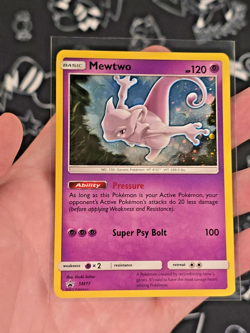 Mewtwo SM77 Black Star Promo Holo - Pokemon Sword & Shield Promo - NM - Image 3