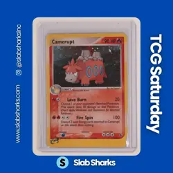 2003 POKEMON EX RUBY & SAPPHIRE #4/109 CAMERUPT HOLO - Image 1