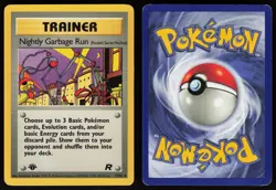 Nightly Garbage Run 77/82 Uncommon Team Rocket 1st Edition Pokemon - Image 3