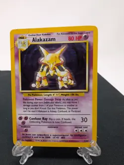 1999 Pokemon Base Set Alakazam Holo 1/102 -HP - Image 1