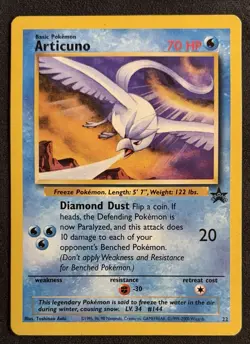 Articuno 22 WOTC Black Star Promo Pokemon TCG - Image 1