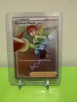 Pokemon TCG Korrinas Focus 174/163 Full Art Rainbow Rare Battle Styles NM - Image 1