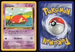Slowpoke 67/82 Common Team Rocket 1st Edition Pokemon - Image 3
