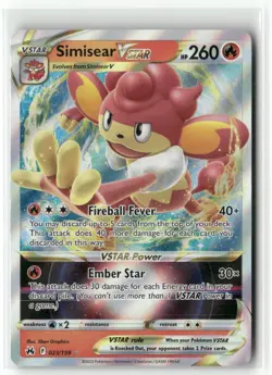 Simisear VSTAR 023/159 Holo - Crown Zenith - Pokemon TCG NM - Image 1