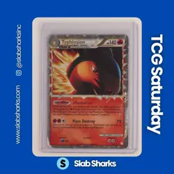 2010 POKEMON HEARTGOLD & SOULSILVER #110/123 TYPHLOSION PRIME - Image 1
