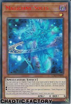 YUGIOH LDS3-EN088 Magicians' Souls Red Ultra Rare 1st Edition NM - Image 1