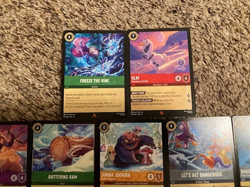RAVENSBURGER DISNEY LORCANA WINTERSPELL 22 RARE BULK CARD LOT $$$ - Image 2