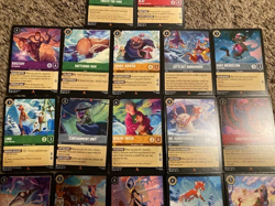 RAVENSBURGER DISNEY LORCANA WINTERSPELL 22 RARE BULK CARD LOT $$$ - Image 3