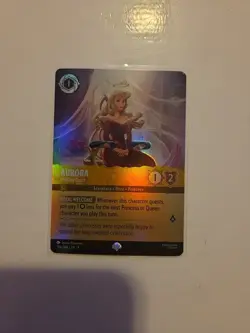 Disney Lorcana Aurora Holding Court Epic Foil 206/204 Fabled - Image 1