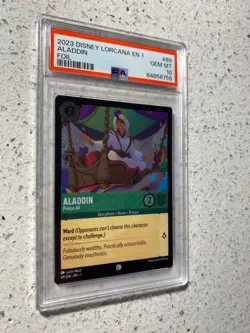 2023 Disney Lorcana #69 Aladdin Foil PSA 10 Gem 💎 - Image 2