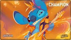 Lorcana Stitch Rock Star Inklands Set Championship Winner Champion Playmat - Image 2