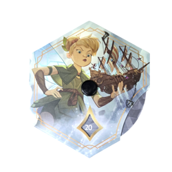 Disney Lorcana Lore Counter - Tinker Bell, Giant Fairy - Azurite Sea - NEW - Image 1