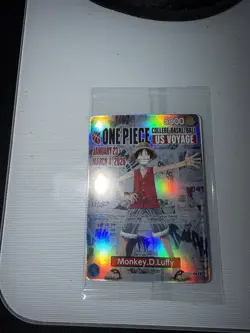 ONE PIECE Monkey D. Luffy US Voyage - Univ. of Illinois Basketball Promo Card - Image 1
